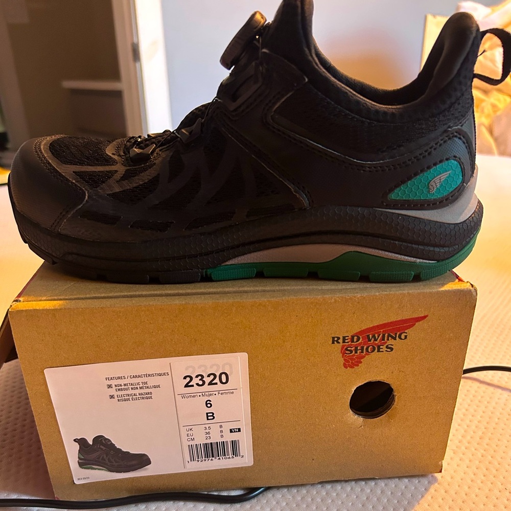 Safety(Steel Toe) athletic shoes. Brand new, never worn!